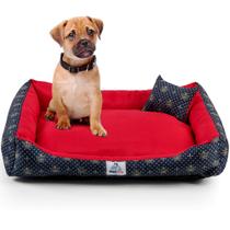 Caminha Cama Cachorro Gato Tamanho P 2 Pçs Com Zíper 50x40cm Lavável