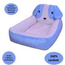 Caminha Cama Pet Com Cabeceira - Para Cachorros - Várias Cores