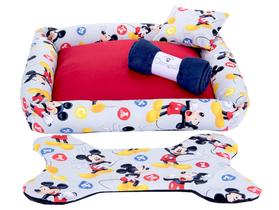 Caminha Casinha Pet Grande 4 peças Mickey