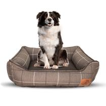 Caminha De Cachorro Cama Pet Com Ziper Mabuu Cinza Tamanho 90x70cm