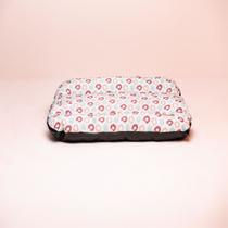 Caminha de Cachorro Colchonete Cama Donuts Verde - Tamanho P 60x40