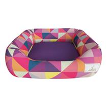 Caminha de Cachorro Colorida e Geométrica Cama Pet 60x60 Novadecora Caminha de Cachorro Colorida e Geométrica Cama Pet 60x60 Novadecora