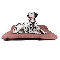 Caminha de Cachorro Mabuu Rosa com Linhas - Tamanho P