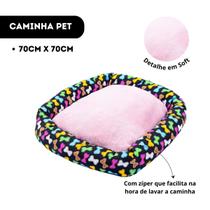 Caminha de Cachorro Pequeno Médio Grande Porte Lavavel Estampada