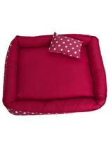 Caminha de Pets Gato Cachorro Com Travesseirinho Macia 63X53 Caminha de Pets Gato Cachorro Com Travesseirinho Macia 63X53