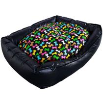Caminha Eco Pet Impermeável + Almofada Lavável Anti-alérgica Para Cachorro e Gato - M Caminha Eco Pet Impermeável + Almofada Lavável Anti-alérgica Para Cachorro e Gato - M