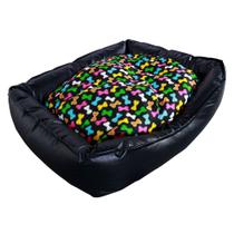 Caminha Eco Pet Impermeável + Almofada Lavável Anti-alérgica Para Cachorro e Gato - P Caminha Eco Pet Impermeável + Almofada Lavável Anti-alérgica Para Cachorro e Gato - P