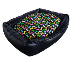 Caminha Eco Pet Impermeável + Almofada Lavável Anti-alérgica Para Cachorro e Gato - P Caminha Eco Pet Impermeável + Almofada Lavável Anti-alérgica Para Cachorro e Gato - P