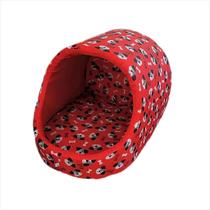 Caminha Iglu Para Cachorro em Tecido Tactel Confortável e Resistente