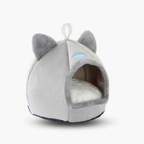 Caminha Iglu para Cães e Gatos Toca em Veludo Macio com Almofada Removível e Fundo Impermeável Casinha Confortável de Dormir Caminha Iglu para Cães e Gatos Toca em Veludo Macio com Almofada Removível e Fundo Impermeável Casinha Confortável de Dormir