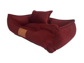 Caminha Impermeável Para Cachorro Cochilo Pet M 60X50 Bordo