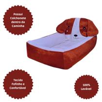 Caminha Para Cachorro E Gato - Caminha Pet Com Cabeceira G - Lc Baby