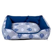 Caminha para Cachorro ou Gato Médio Acompanha Ossinho Balão Cinza Caminha para Cachorro ou Gato Médio Acompanha Ossinho Balão Cinza