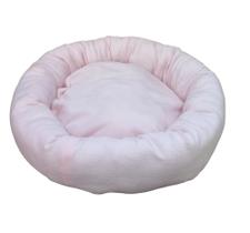 Caminha Para Cães e Gatos Antiderrapante e Impermeável em Tecido Velboa Super Macia - Rosa