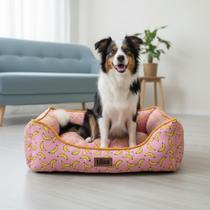 Caminha para pet com zíper super confortável cama cachorros cães e gatos Estilo Banana