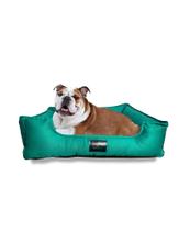 Caminha Para Pets Luxo Tamanho GG 85x70cm Brim em Algodão VERDE Resistente Conforto Caminha Lavável Zíper Fundo Removível Cachorro e Gato Cochilo Pet