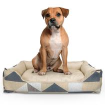 Caminha Pet Cães Gatos Estampada Lavável Com Zíper Retangular M