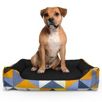 Caminha Pet Cães Gatos Estampada Lavável Com Zíper Retangular M