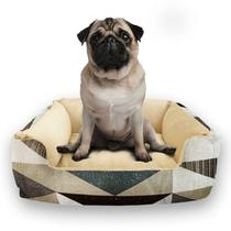 Caminha Pet Cães Gatos Estampada Lavável Com Zíper Retangular P