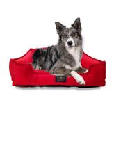 Caminha Pet Cães Gatos Tamanho XG 95x75cm para Cachorro e Gato Veludo Suede VERMELHO Macia Confortável Laváve Fundo Impermeável Removível Cochilo Pet