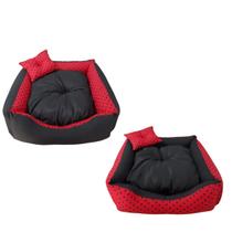 Caminha Pet Cama Cachorro Gato Dupla Face Conforto 60x60