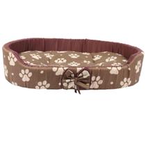 Caminha Pet Espuma Europa Lacinho Oval Cães Gatos Cachorrinhos 3 - varias estampas