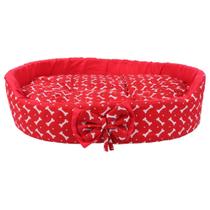 Caminha Pet Espuma Europa Lacinho Oval Cães Gatos Cachorrinhos Porte Pequeno, Médio e Grande