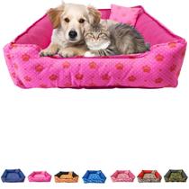 Caminha Pet Estampada Quadrada Pink 42x42x16 cm - Dog Cat Store