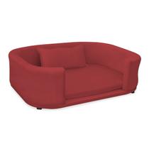 Caminha Pet Lola Estofada Sofá Com Almofada Cachorro Gato Pequeno Porte Vermelho Caminha Pet Lola Estofada Sofá Com Almofada Cachorro Gato Pequeno Porte Vermelho