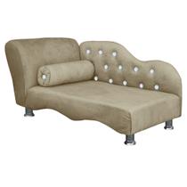 Caminha Pet Luxo Divâ Strass Tecido Veludo Dinivi Decor