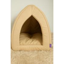 Caminha Pet Oca Cama Toca Suede 2 em 1 para Cachorro e Gato