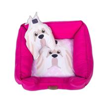 Caminha Pet Raças 60X60 Porte Pequeno C Zíper - Shihtzu Pink