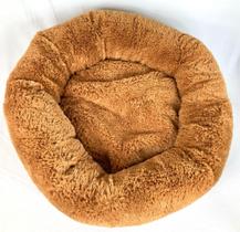 Caminha Pet Redonda De Pelúcia Para Cachorros E Gatos Tamanho M