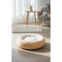 Caminha Pet Sherpa 50x50cm Doce de Leite Conforto e Aconch Caminha Pet Sherpa 50x50cm Doce de Leite Conforto e Aconch