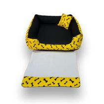 caminha pra dog caminha pets médios até 12kg + tapetinho higiênico lavável