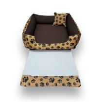 caminha pra dog caminha pets médios até 12kg + tapetinho higiênico lavável