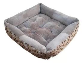 Caminha Soft Pet Quadrada Para Cachorros E Gatos Tamanho GG Avelã Caminha Soft Pet Quadrada Para Cachorros E Gatos Tamanho GG Avelã