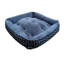 Caminha Soft Pet Quadrada Para Cachorros E Gatos Tamanho GG Cinza