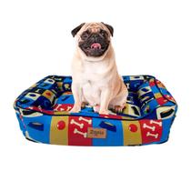 Caminha Zoola Pet Para Cachorro Gato Cama Pet Mosaico 60x50 Cm Pra Pets Com Capa Lavável - Tam 3