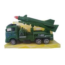 Caminhão a Fricção Militar com Missil Brinquedo Carrinho - Pica Pau
