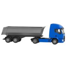 Caminhão Basculante 40cm Truck 2.5 40cm - Brinquedo Com Caçamba Móvel e Rodas Livres - Usual