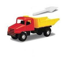 Caminhão Basculante c/ Pá Shrinkado Brinquedo Dimensão do Produto 11x11x33cm Cores Sortidas, +3 Anos