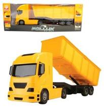 Caminhão Basculante com Caçamba Brinquedo Caminhãozinho Infantil Construtor - Camp Caminhão Basculante com Caçamba Brinquedo Caminhãozinho Infantil Construtor - Camp