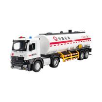 Caminhão Basculante Em Miniatura Em Escala 1:24 De Liga Metálica Com Luz, Som E Portas Que Abrem