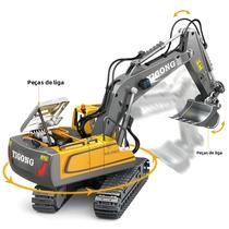 Caminhão Basculante Escavadeira Com Controle Remoto Para Meninos Bulldozer Carro Elétrico RC