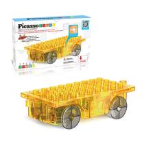 Caminhão base motorizado Toy PicassoTiles Magnet Tile com mais de 3 anos Caminhão base motorizado Toy PicassoTiles Magnet Tile com mais de 3 anos