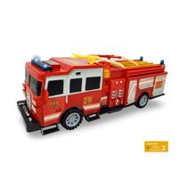 Caminhao Bate e Volta Bombeiro Som e Luz DM Toys Brinquedo Infantil Recreativo Caminhao Bate e Volta Bombeiro Som e Luz DM Toys Brinquedo Infantil Recreativo
