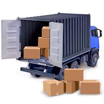 Caminhão Baú Container Brinquedo Grande 2003 - Nig