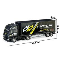 Caminhão baú de brinquedo pro tork iveco racing development