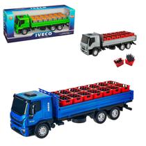 Caminhão Bebidas Entregador com Acessórios Vasilhames e Garrafas Brinquedo Infantil Usual Brinquedos